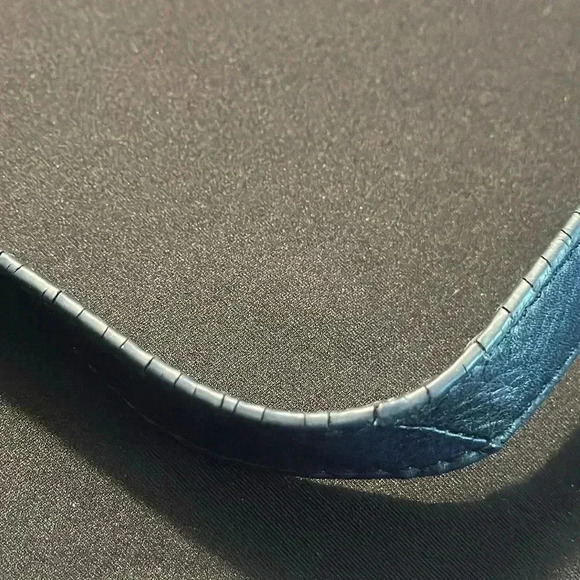 B. Makowsky Giamma Navy Suede & Leather Shoulder Bag - Picture 8 of 8